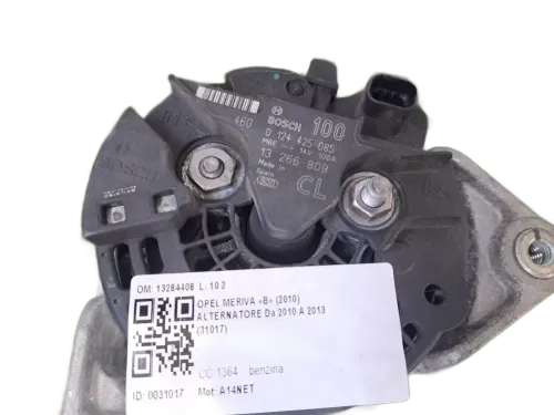 Alternatore OPEL Meriva 3° Serie