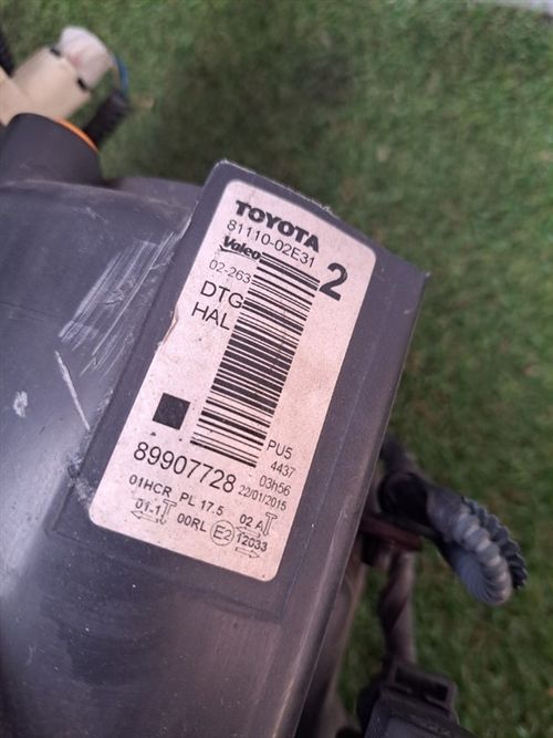 Faro anteriore Destro TOYOTA Auris 2° Serie