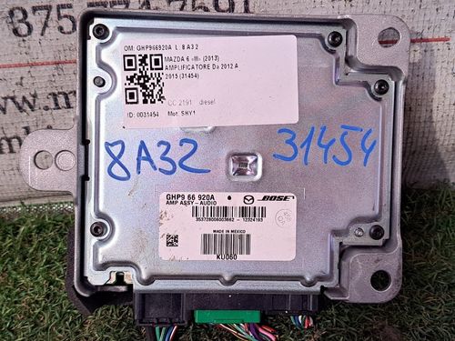 Amplificatore autoradio MAZDA 6 3 serie Berlina (12>)