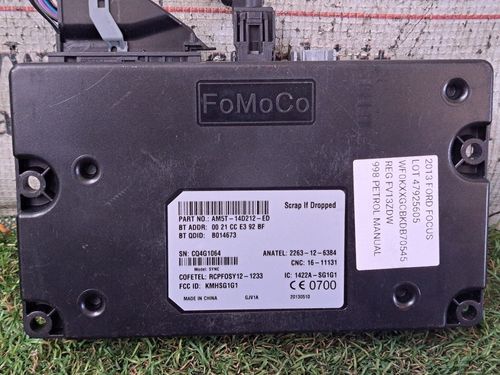 Centralina bluetooth telefono FORD Focus Berlina 5° Serie