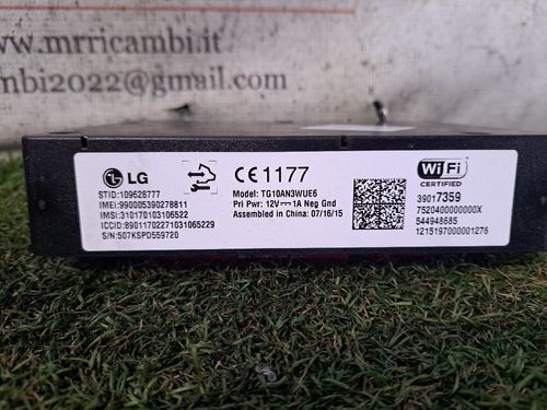 Centralina bluetooth telefono OPEL Astra J 2° Serie