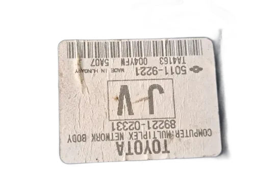 Centralina BCM TOYOTA Auris 2° Serie