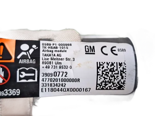 Airbag a tendina laterale passeggero OPEL Astra K Sports Tourer (15>22)