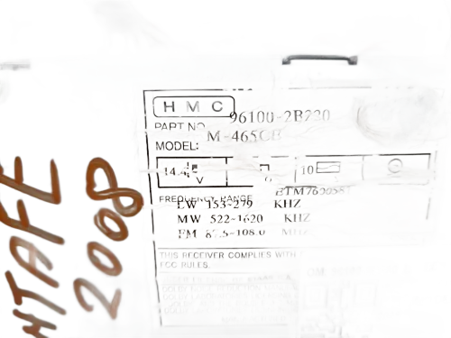 Autoradio HYUNDAI Santa Fe 2° Serie