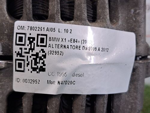Alternatore BMW Serie 1 F20 (11>19)