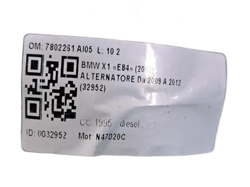 Alternatore BMW Serie 1 F20 (11>19)