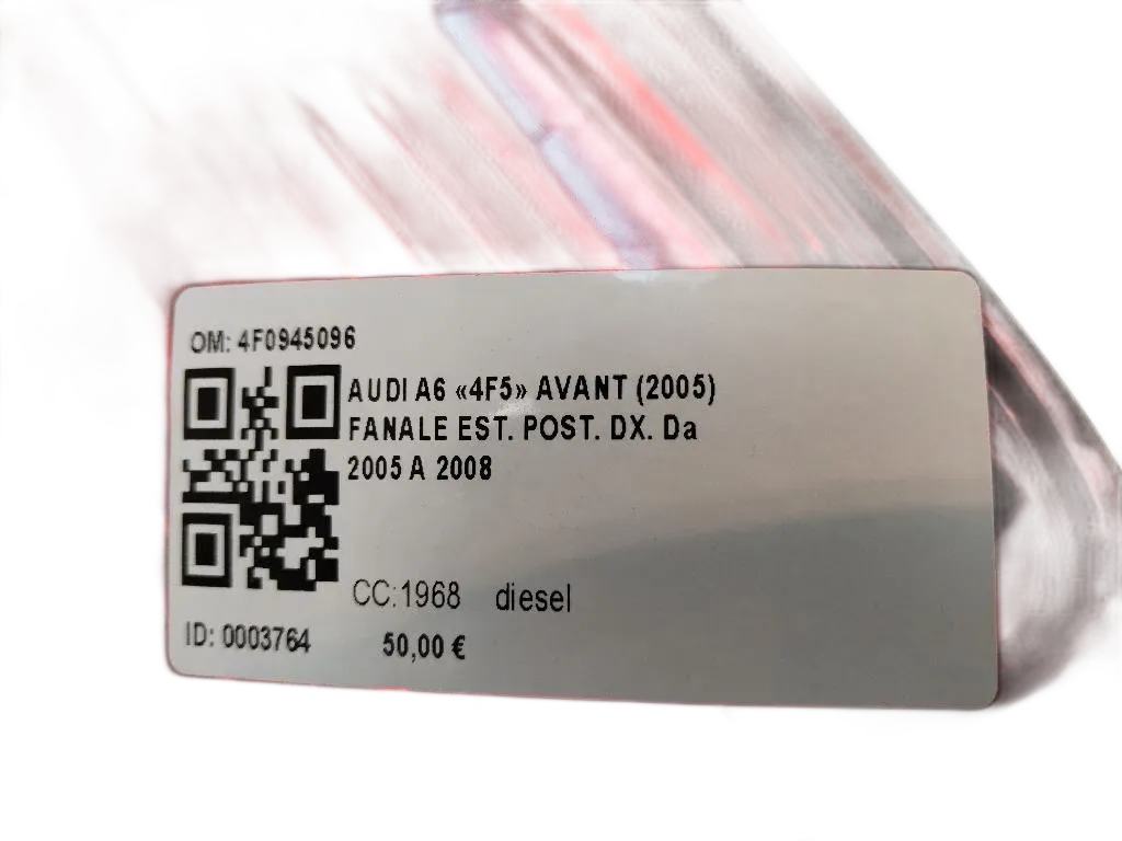 Stop fanale posteriore Destro Passeggero AUDI A6 Avant Serie C6 (4F5) (04>12)