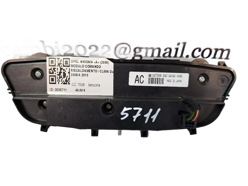 Comandi Clima OPEL Insignia Berlina