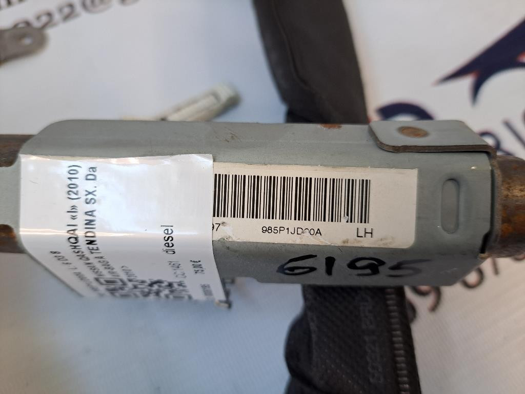 Airbag a tendina laterale Sinistro Guida NISSAN Qashqai 2° Serie