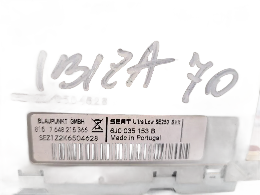 Autoradio SEAT Ibiza Serie (08>12)