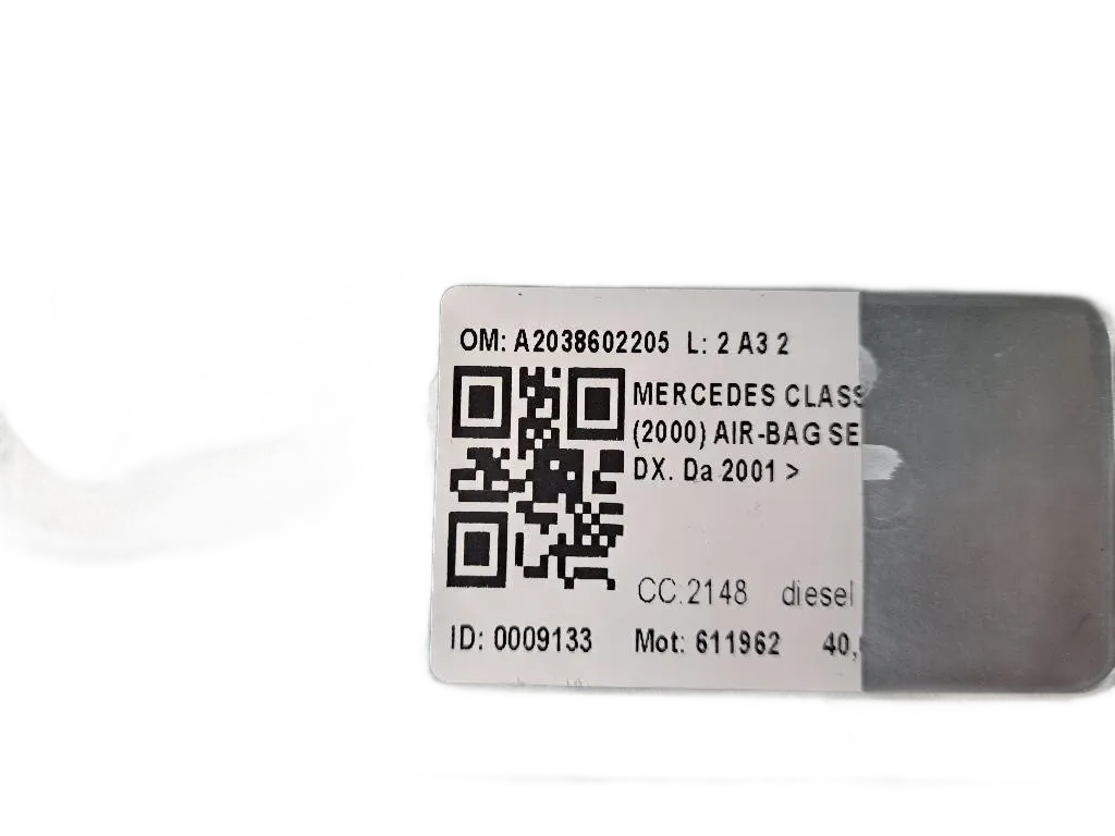 Airbag Sedile sinistro MERCEDES Classe C Berlina W203 2° Serie