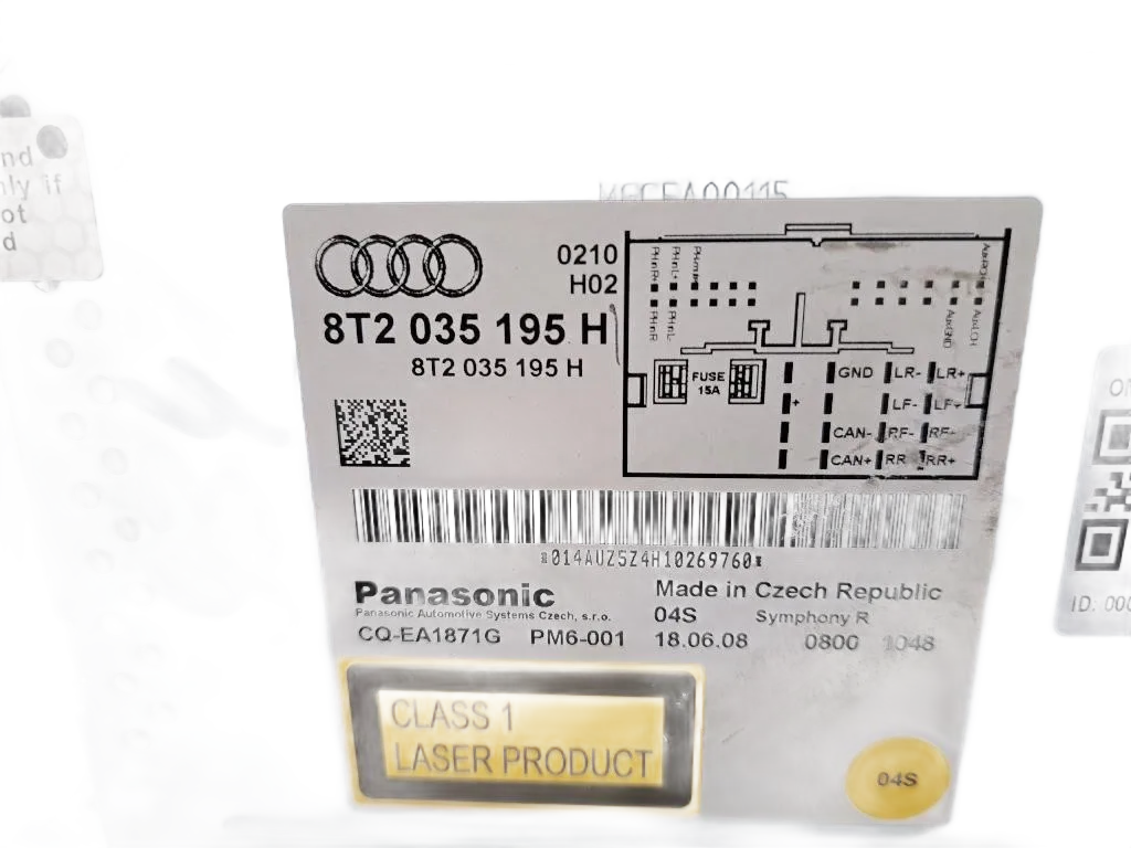 Autoradio AUDI A5 Coupé (8T) (07>11)