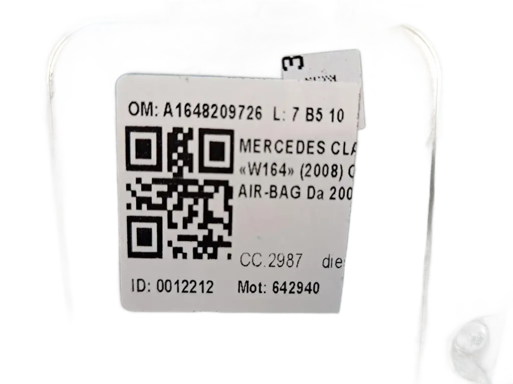 Centralina Airbag MERCEDES ML W164 3° Serie