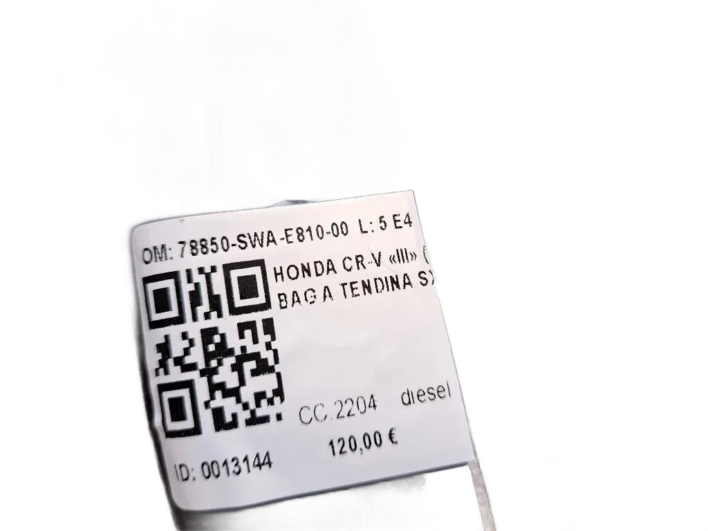 Airbag a tendina lato Sinistro HONDA CR-V 4° Serie (07>12)