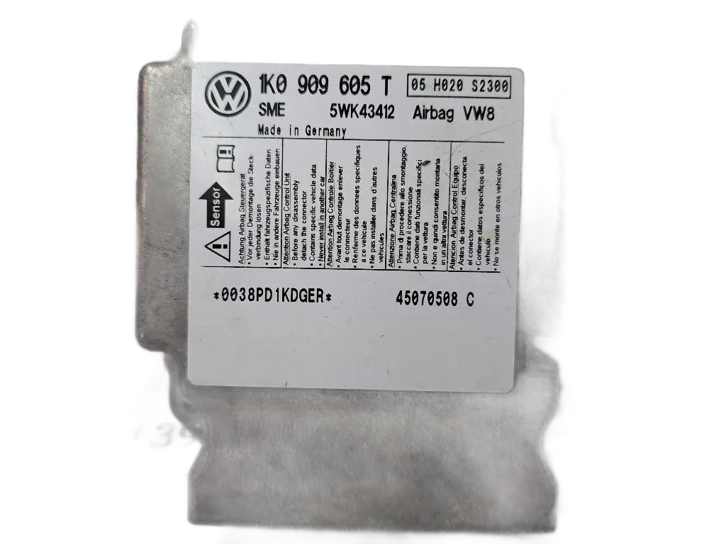 Centralina Airbag VOLKSWAGEN Golf 5 Berlina (03>08)