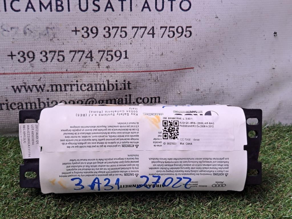 Airbag Passeggero AUDI Q5 Serie (8RB) (08>12)