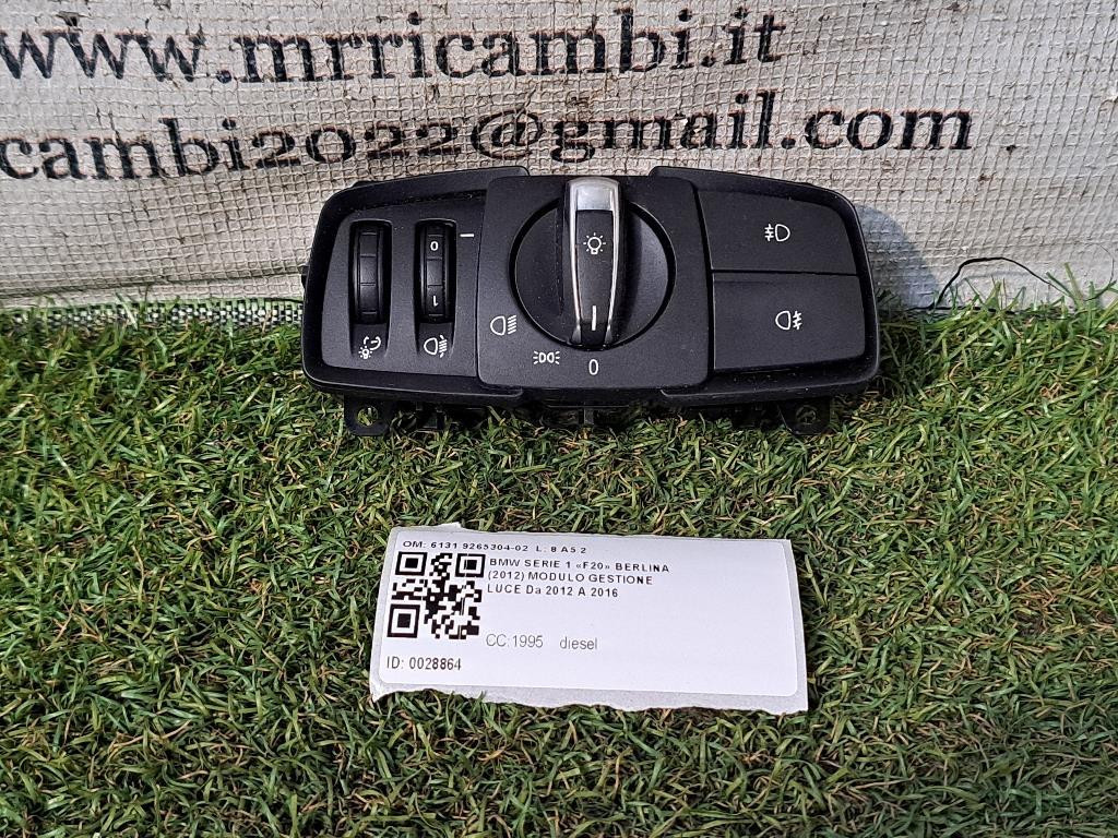 Interruttore comando luci BMW Serie 1 F20 (11>19)