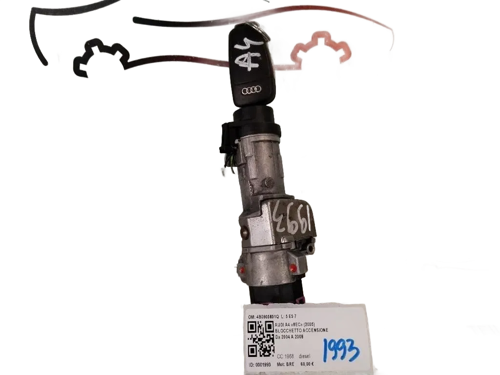 Blocchetto Accensione AUDI A4 Avant (8ED) (04>08)