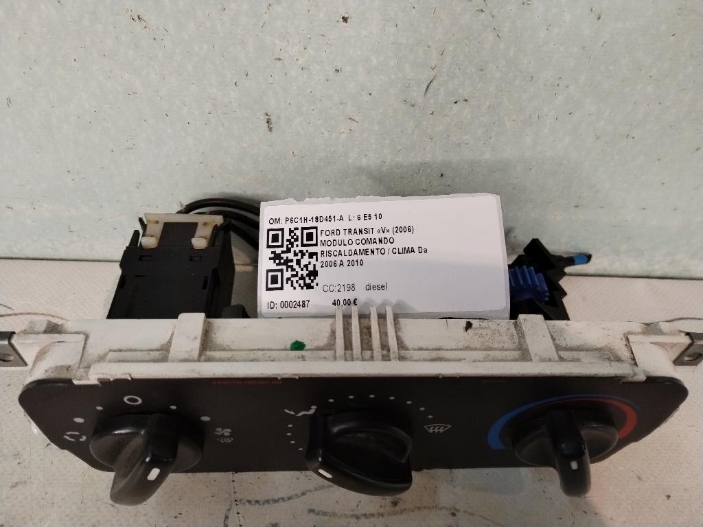 Comandi Clima FORD Transit Serie (06>14)