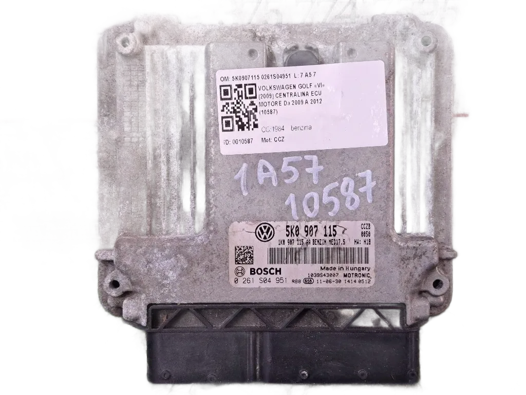 Centralina ECU VOLKSWAGEN Golf 6 Berlina (08>12)