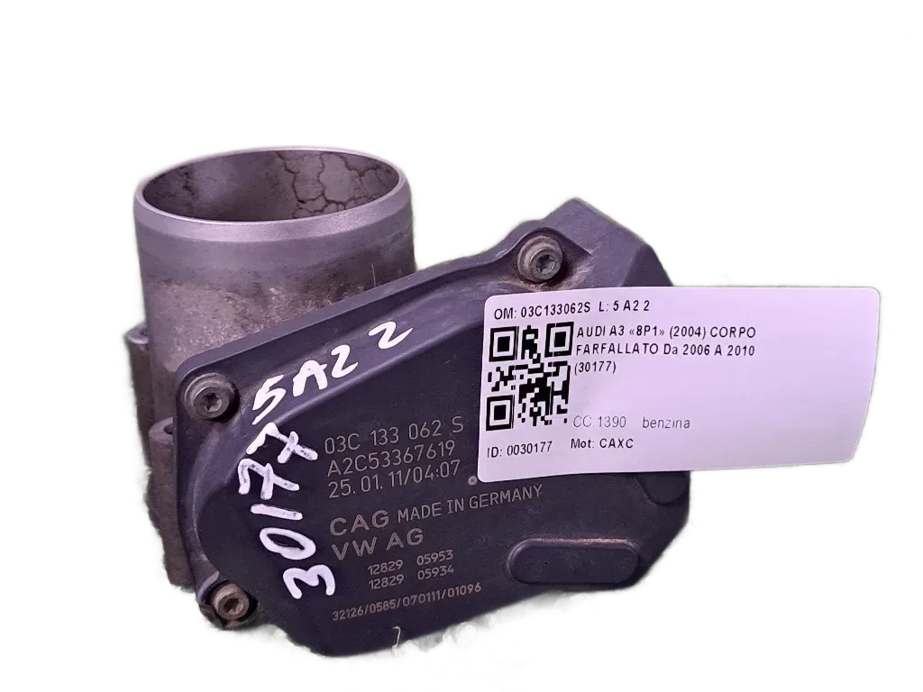 Corpo Farfallato AUDI A3 Serie (8P1) (05>08)