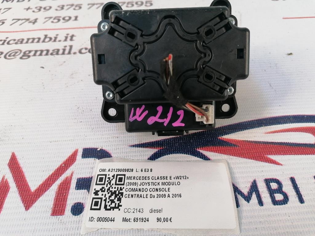 Joystick computer di bordo MERCEDES Classe E Berlina W212