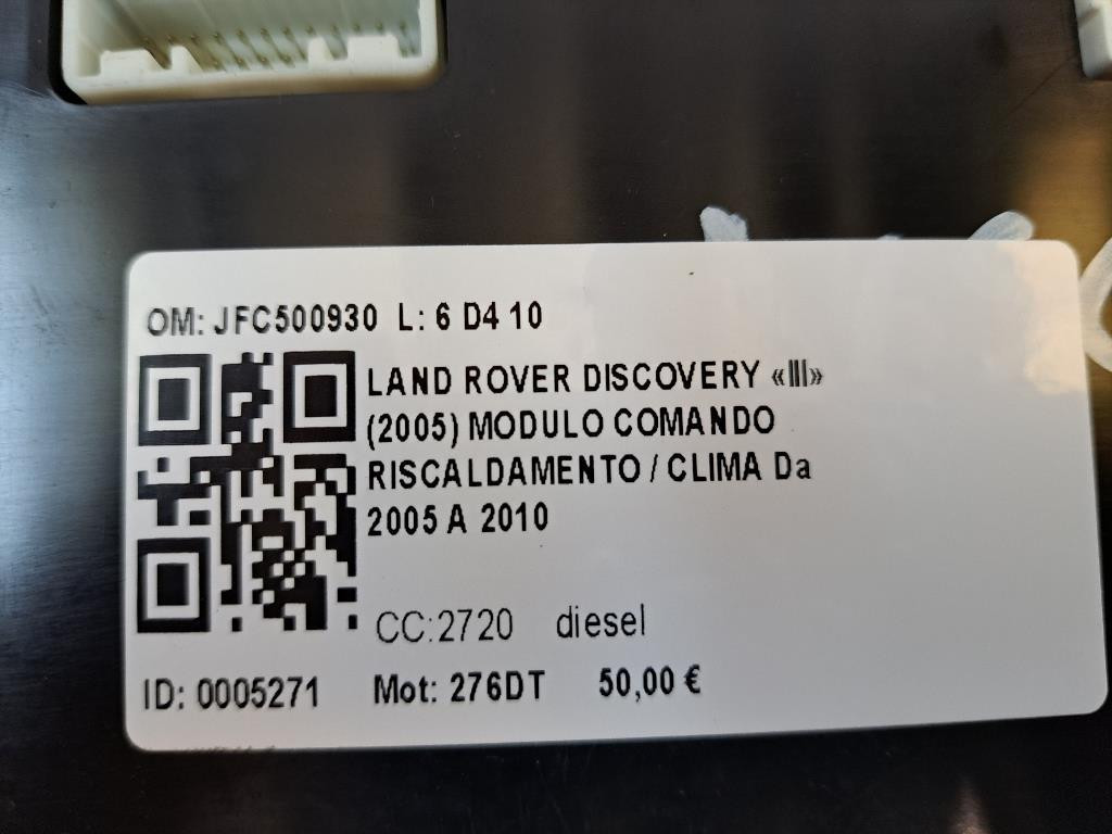 Comandi Clima LAND ROVER Discovery Serie III (04>10)