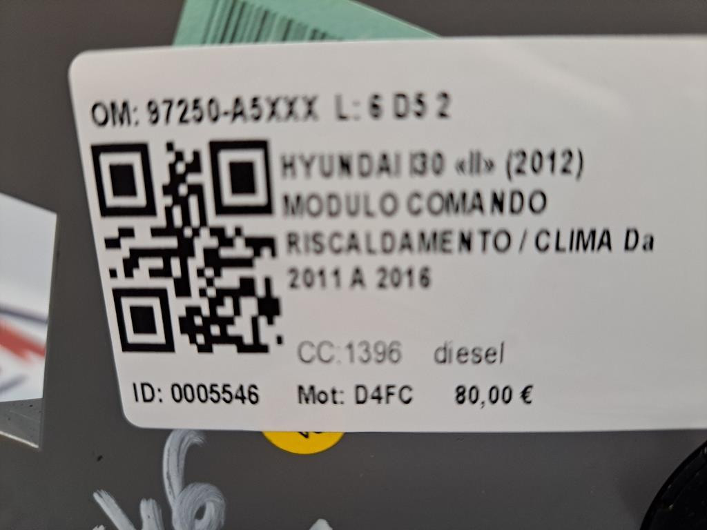 Comandi Clima HYUNDAI i30 Serie (12>18)