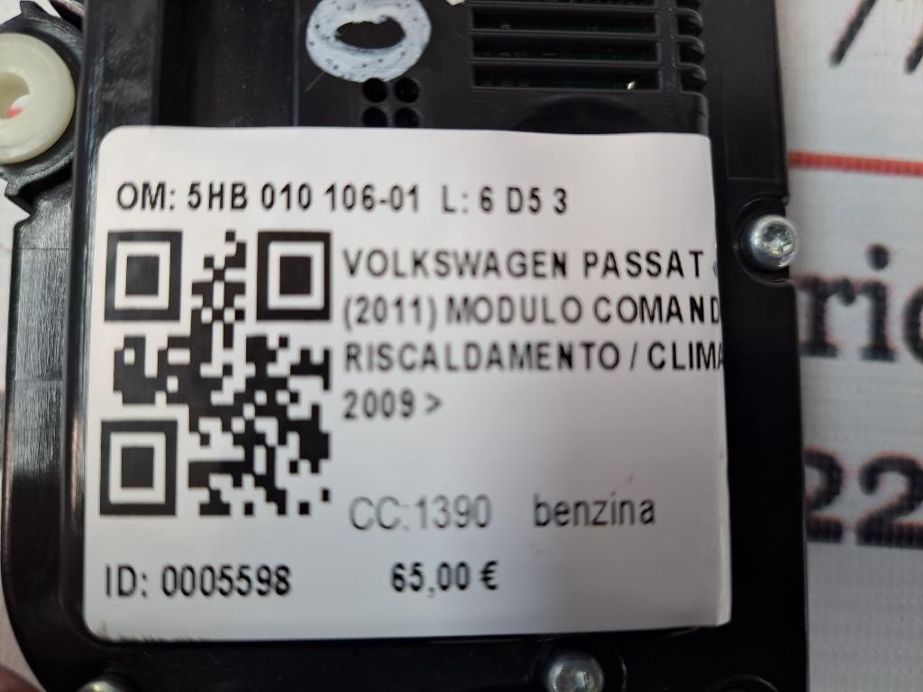 Comandi Clima VOLKSWAGEN Passat Berlina 5° Serie