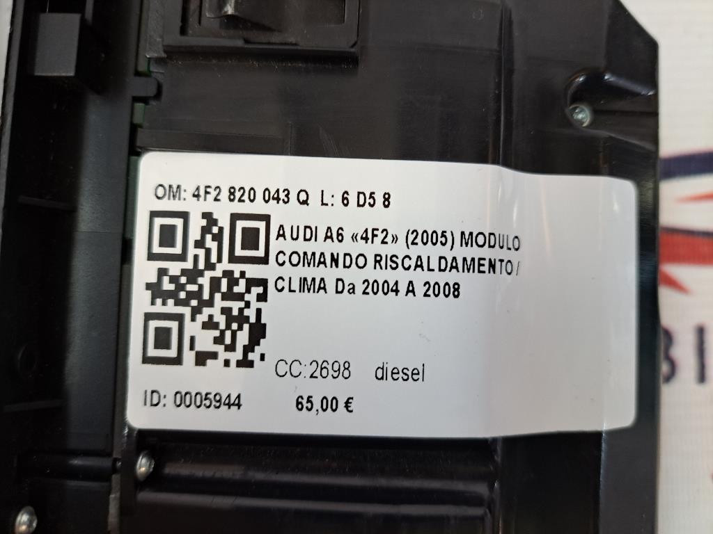 Comandi Clima AUDI A6 Avant Serie C6 (4F5) (04>12)