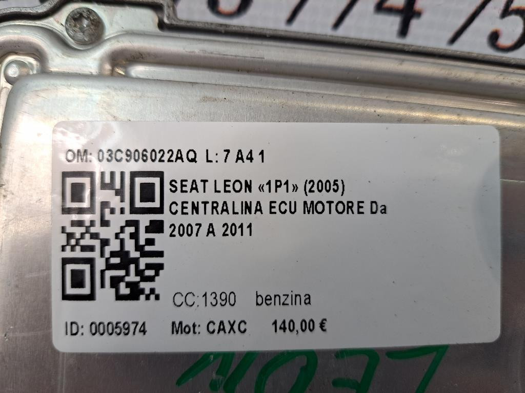 Centralina ECU SEAT Leon 2° Serie