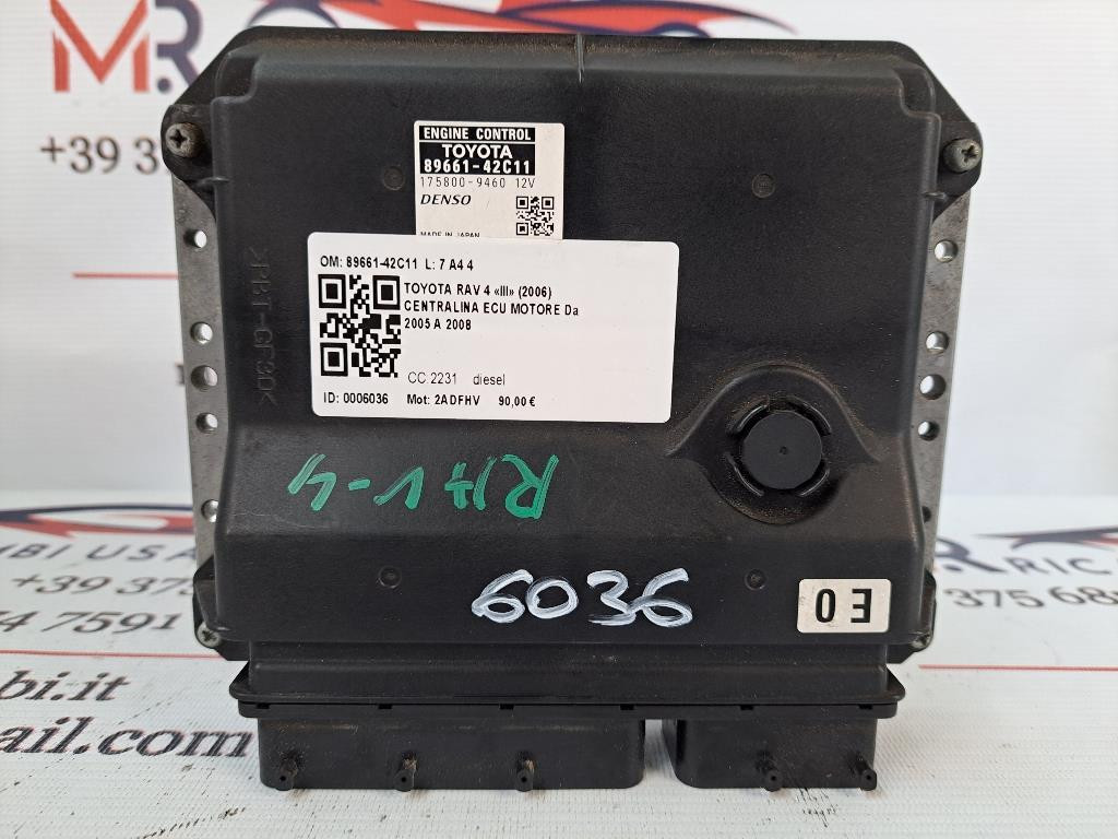 Centralina ECU TOYOTA Rav4 4° Serie