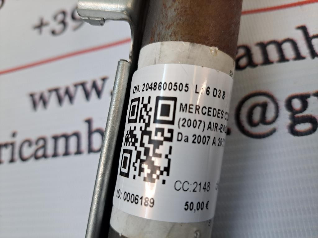 Airbag a tendina laterale Sinistro Guida MERCEDES Classe C Berlina W204