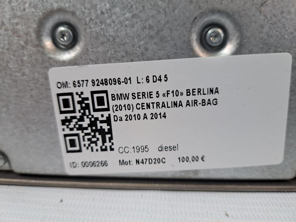 Centralina Airbag BMW Serie 5 F10