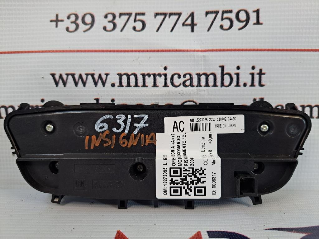 Comandi Clima OPEL Insignia Berlina