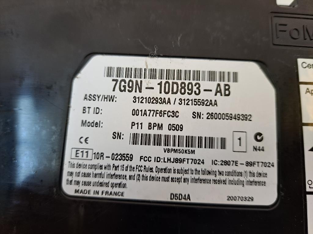 Centralina bluetooth telefono LAND ROVER Freelander 3° Serie