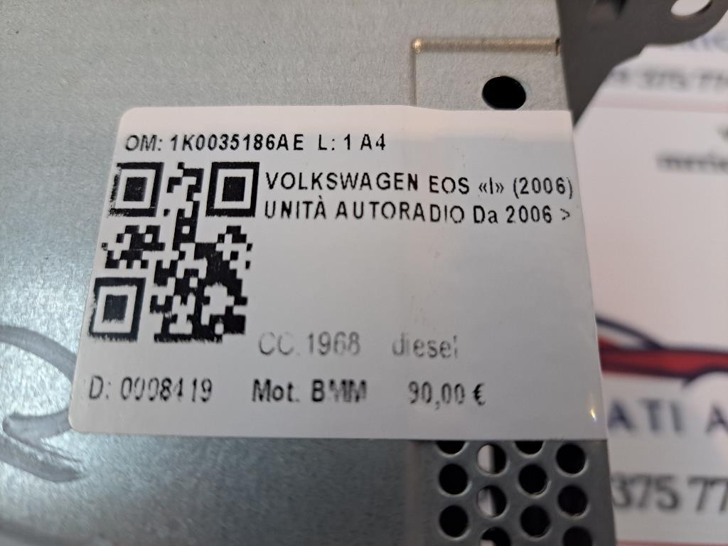 Autoradio VOLKSWAGEN Eos Serie (1F7) (06>10)