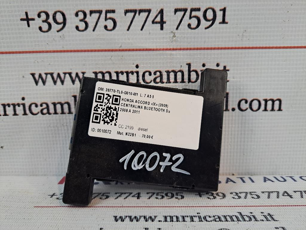Centralina bluetooth telefono HONDA Accord Berlina 8° Serie