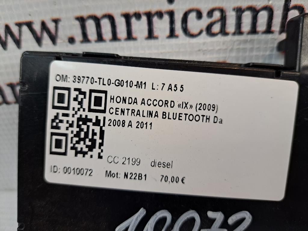 Centralina bluetooth telefono HONDA Accord Berlina 8° Serie