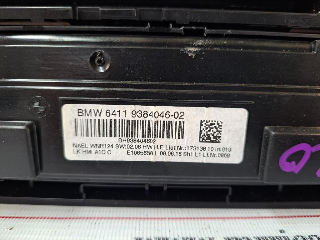Comandi Clima BMW Serie 1 F20 (11>19)
