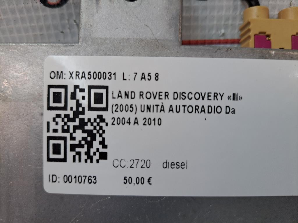 Autoradio LAND ROVER Discovery Serie III (04>10)