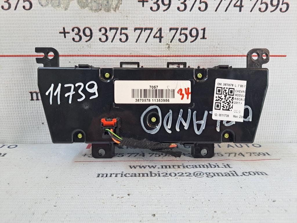 Comandi Clima CHEVROLET Orlando 1° Serie