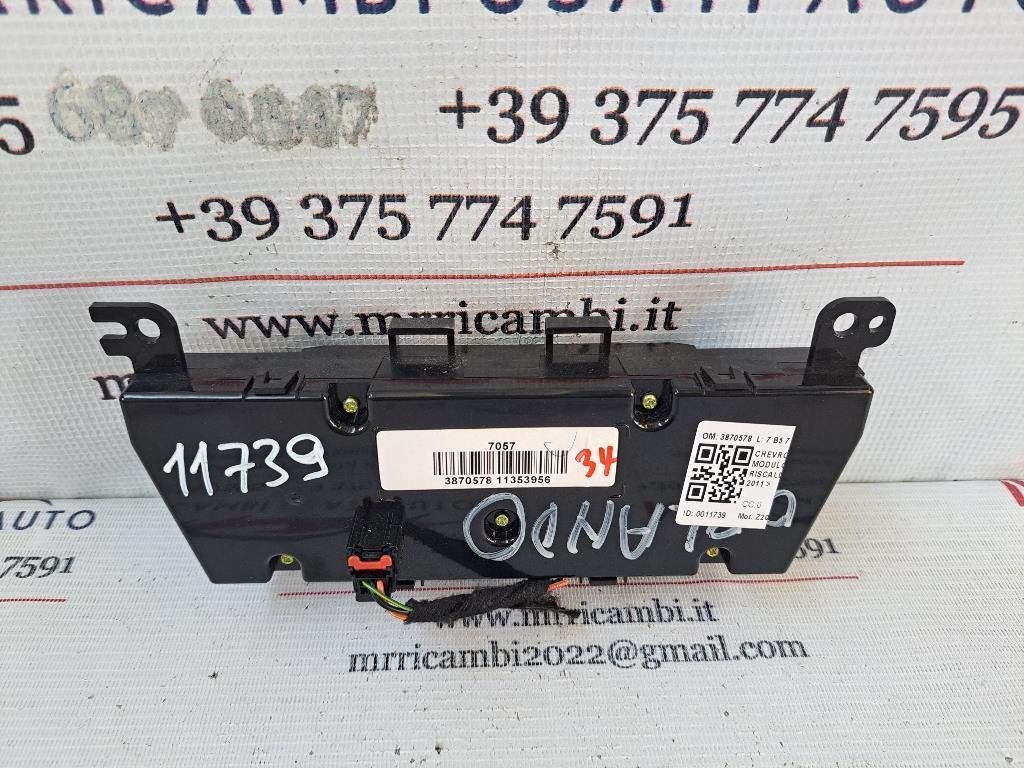 Comandi Clima CHEVROLET Orlando 1° Serie