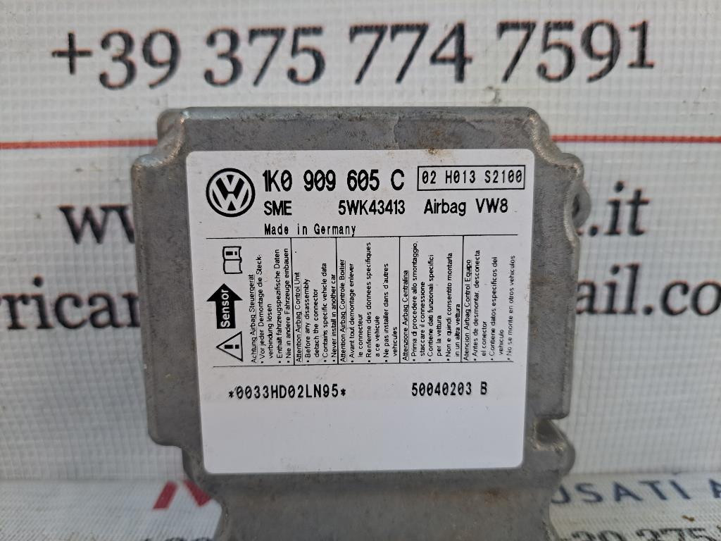 Centralina Airbag VOLKSWAGEN Golf 5 Berlina (03>08)