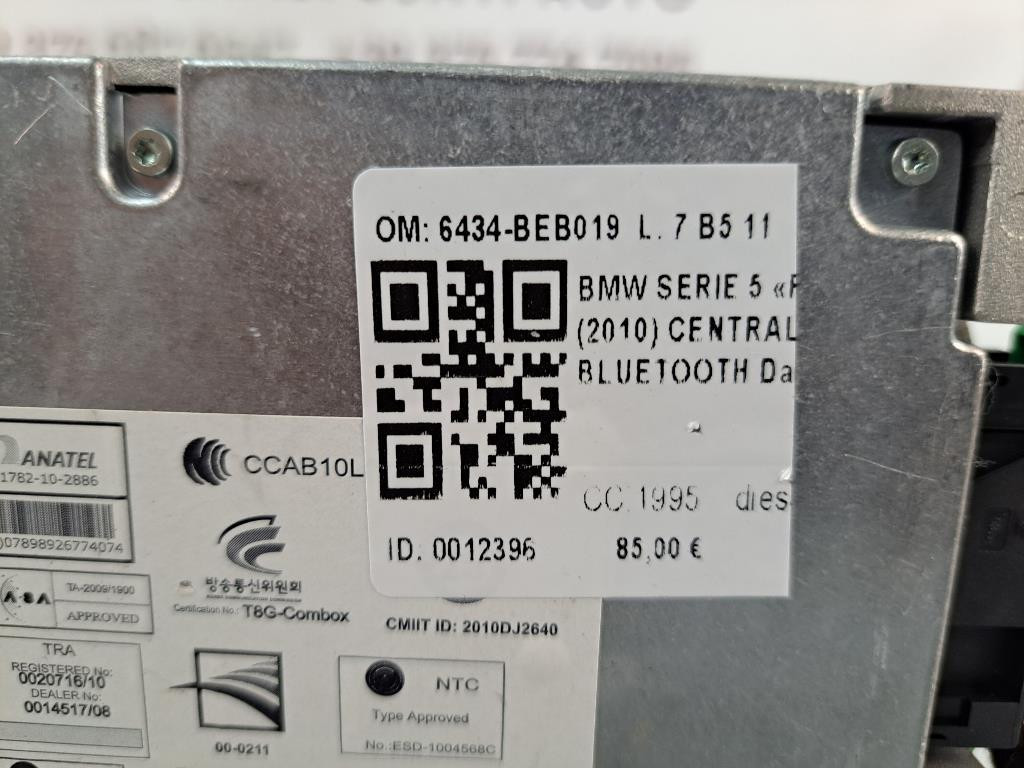 Centralina bluetooth telefono BMW Serie 5 F10
