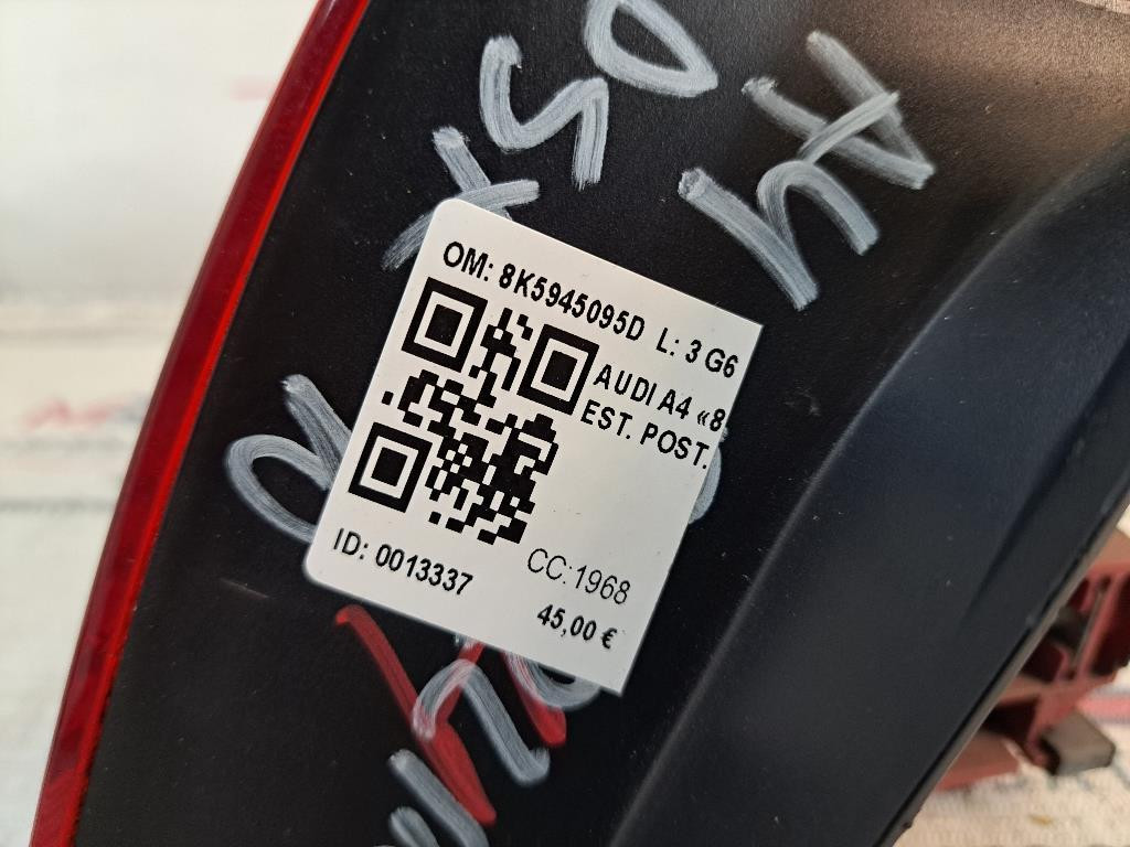 Stop fanale Posteriore Sinistro AUDI A4 Berlina (07>10)