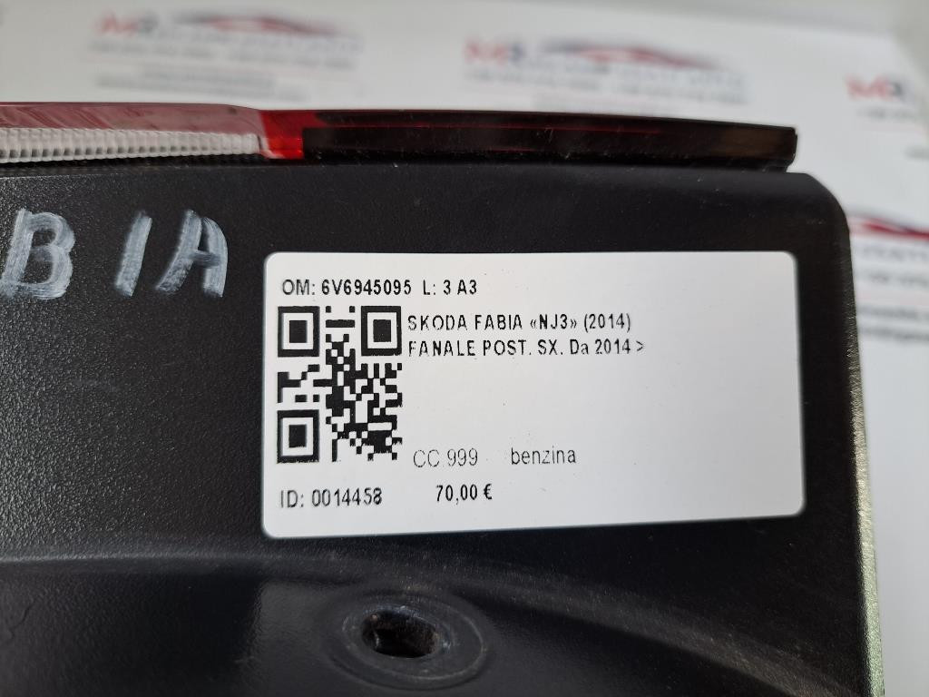 Stop fanale Posteriore Sinistro SKODA Fabia Berlina 3° Serie