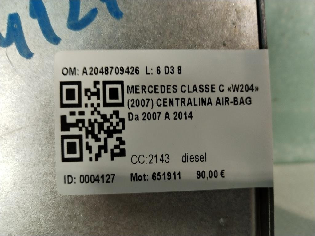 Centralina Airbag MERCEDES Classe C Berlina W204