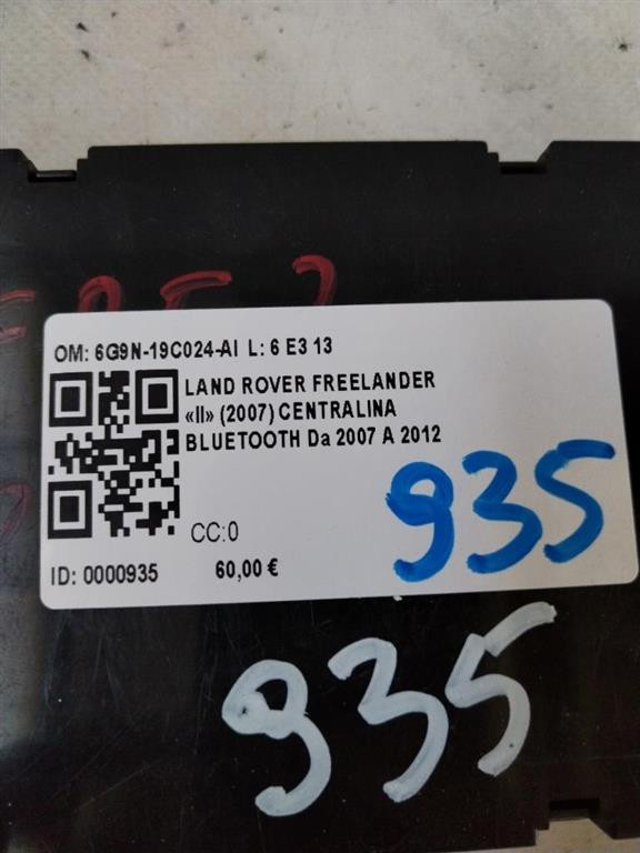 Centralina bluetooth telefono LAND ROVER Freelander 3° Serie