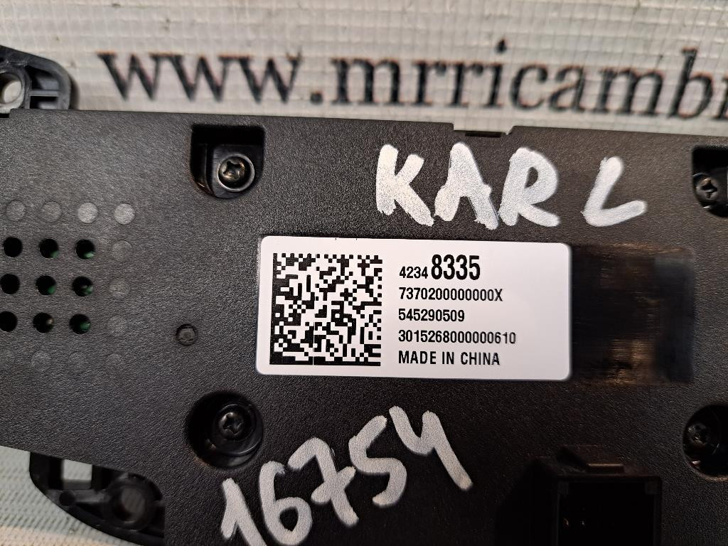 Comandi Clima OPEL Karl Serie
